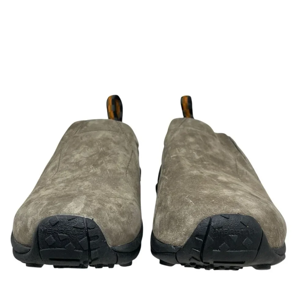 Merrell Jungle Moc‎ Slip On Suede Comfort Brown Shoes Mens 10 wide Casual